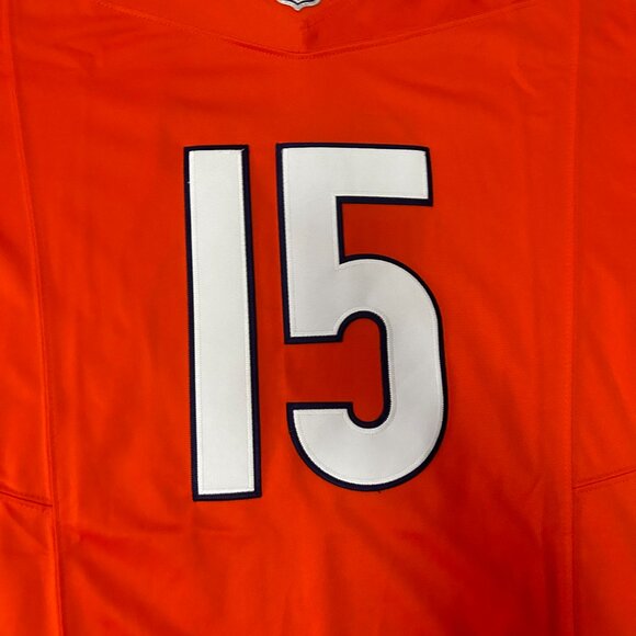 NFL Rome Odunze Orange Chicago Bears Nike #15 Jersey - Picture 8 of 8